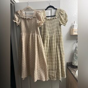 2 Muslim Cotton Cottagecore Dresses